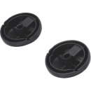 LUTH Premium Profi Parts 2x Laufrolle Rad vorne rechts links kompatibel mit Bosch 10003191 für Staubsauger