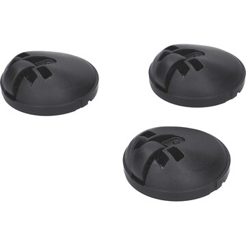 LUTH Premium Profi Parts 3x Laufrolle Rad vorne rechts links kompatibel mit Bosch 10003191 für Staubsauger