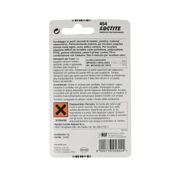 LUTH Premium Profi Parts Sekundenkleber Gel kompatibel mit Loctite 454 für Senkrechte Flächen und Über Kopf Anwendung 3g