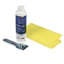 LUTH Premium Profi Parts Reinigungsset kompatibel mit Bosch 00311900 Reiniger Schaber Tuch für Glaskeramikkochfeld Induktionskochfeld