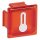 Lampenabdeckung Neff 00423816 Linse Rot für Temperatur Herd