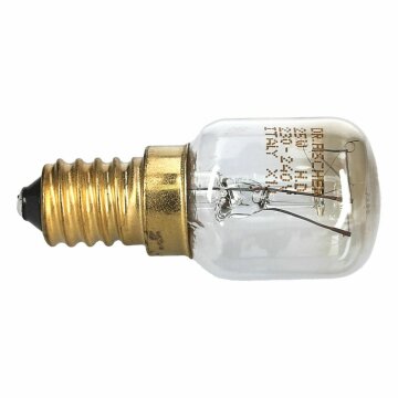 LUTH Premium Profi Parts Lampe E14 25w kompatibel mit Liebherr 6070024 25mmø 56mm für Kühlschrank