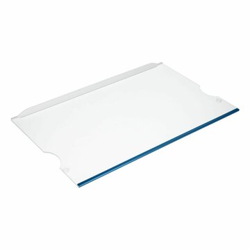 Glasplatte Liebherr 7276312 480x305mm Mit Leisten für Kühlschrank