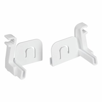 LUTH Premium Profi Parts Halterung Set für Gefrierfachklappe oben kompatibel mit Bosch 00639091 in Gefrierschrank 2stk