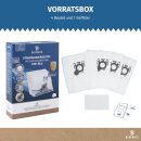 Bluparts Filterbeutel kompatibel mit Miele TypG/N TypH für Bodenstaubsauger 4 Stk + Vorfilter