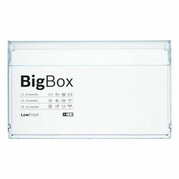 LUTH Premium Profi Parts Gefrierschubladenblende oben kompatibel mit Bosch 11000683 für Kühlgefrierkombination