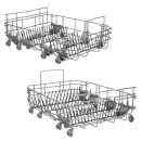LUTH Premium Profi Parts Geschirrkorb unten kompatibel mit Bosch Siemens Neff Constructa Balay 00772836 45cm Geschirrspüler Unterkorb Ersatz für 00687130 00770635 00773423