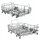 LUTH Premium Profi Parts Geschirrkorb unten kompatibel mit Bosch Siemens Neff Constructa Balay 00772836 45cm Geschirrspüler Unterkorb Ersatz für 00687130 00770635 00773423