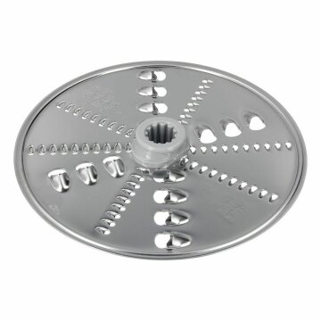 LUTH Premium Profi Parts Raspelscheibe Grob / Fein kompatibel mit Bosch 12013081 für Durchlaufschnitzler Küchenmaschine