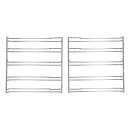 LUTH Premium Profi Parts Haltegitter Set links rechts für Backblech Rost kompatibel mit Bosch 11021175 in Backofen