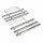 Auszugsschienen Set für 3 Backbleche Roste Siemens Hz638370 17001179 in Backofen