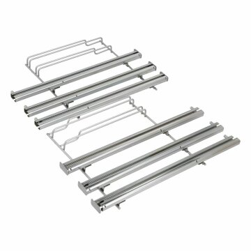 LUTH Premium Profi Parts Auszugsschienen Set für 3 Backbleche Roste kompatibel mit Siemens Hz638370 17001179 in Backofen