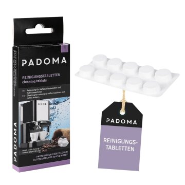 LUTH Premium Profi Parts Reinigungstabletten für Kaffeemaschinen – kompatibel mit Bosch Siemens 00312096, TCZ8001A, TZ80001A/B – Universal Kaffeefettlöser für Kaffeevollautomaten – 10 x 1,6 g