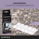 LUTH Premium Profi Parts Reinigungstabletten für Kaffeemaschinen – kompatibel mit Bosch Siemens 00312096, TCZ8001A, TZ80001A/B – Universal Kaffeefettlöser für Kaffeevollautomaten – 10 x 1,6 g