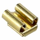 Doppelsteckhülse 6,3mm Kupplung Auf 4,8mm Stecker für Kabel 50stk