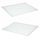 LPPP Glasplatte oben kompatibel mit Hisense HK1055271 Kühlschrank Abstellboden aus Glas 465 x 310 mm Ersatz Glasboden Kühlteil, für Kühl-Gefrierkombination
