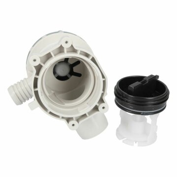 LUTH Premium Profi Parts Ablaufpumpe kompatibel mit Hisense Hk1911126 Wuxi Haoli Kopf Sieb für Waschmaschine