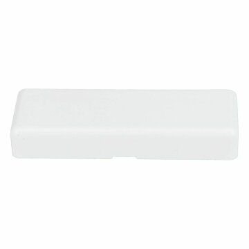 Abdeckung unten für Befestigungswinkel Festtüre Liebherr 9097227 an Kühlschrank Gefrierschrank