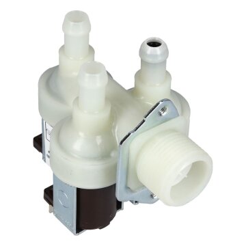 LUTH Premium Profi Parts Magnetventil Robertshaw 1281740 3fach 90° 10,5mmø Mit Reduzierung für Waschmaschine Waschtrockner
