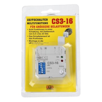 LUTH Premium Profi Parts Zeitschalter Unterputz Cs3-16 für Licht Ventilator in Bad Treppenhaus