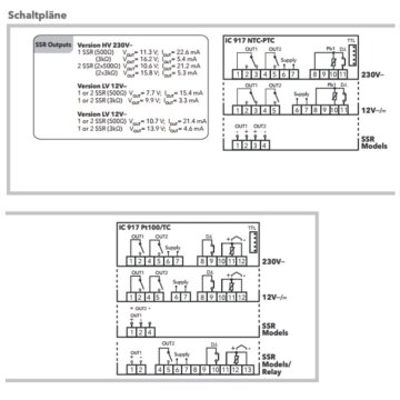 Temperaturregler Eliwell Ic917/Pid 230v Ic12di0tmd700  für Gewerbe Kühlen Heizen