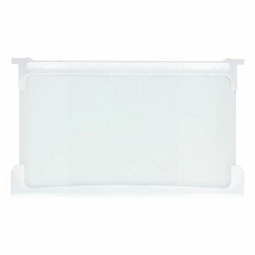 Glasplatte Mitte für Kühlteil Beko 4312240400 495x297mm Mit Leisten für Kühlgefrierkombination