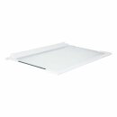 Glasplatte Mitte für Kühlteil Beko 4312240400 495x297mm Mit Leisten für Kühlgefrierkombination