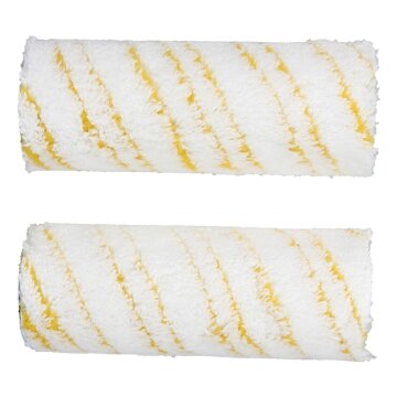 Mikrofaser-Reinigungswalze Gelb kompatibel mit Kärcher 2.055-006.0 für Hartbodenreiniger 2 Stück