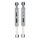 Stoßdämpfer Set kompatibel mit AEG 4055211207 100n für Waschmaschine Waschtrockner 2stk