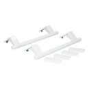 LUTH Premium Profi Parts Türgriffsatz Kühlteil + Gefrierteil kompatibel mit Liebherr 9086742 für Kühlgefrierkombination 2stk