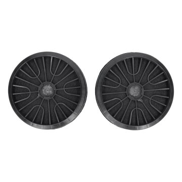 2er Set Aktivkohlefilter Ø187mm kompatibel mit Bosch DHZ5276 00796390 00743169 Siemens LZ52751 Neff Z5138X5 Constructa CZ5138X5 Kohlefilter für Dunstabzugshaube Umluft