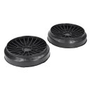 2er Set Aktivkohlefilter Ø187mm kompatibel mit Bosch DHZ5276 00796390 00743169 Siemens LZ52751 Neff Z5138X5 Constructa CZ5138X5 Kohlefilter für Dunstabzugshaube Umluft