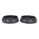2er Set Aktivkohlefilter Ø187mm kompatibel mit Bosch DHZ5276 00796390 00743169 Siemens LZ52751 Neff Z5138X5 Constructa CZ5138X5 Kohlefilter für Dunstabzugshaube Umluft