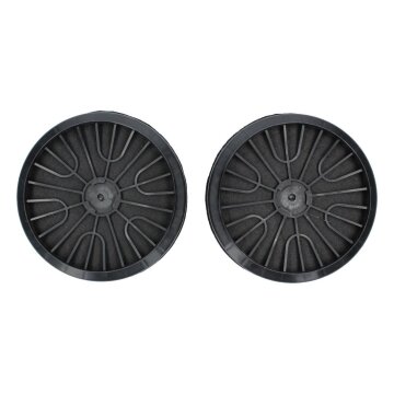 LUTH Premium Profi Parts 2er Set Aktivkohlefilter Ø187mm kompatibel mit Bosch DHZ5276 00796390 00743169 Siemens LZ52751 Neff Z5138X5 Constructa CZ5138X5 | Kohlefilter für Dunstabzugshaube Umluft
