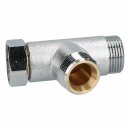 LUTH Premium Profi Parts Doppelanschluss 3/4" für 2 Zulaufschläuche an Ga-Ventil Spülendurchführung