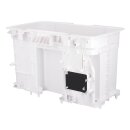 LUTH Premium Profi Parts Rahmen Weiß Mitte kompatibel mit Ecovacs 201-2102-24p2 für Staubsauger-Roboter