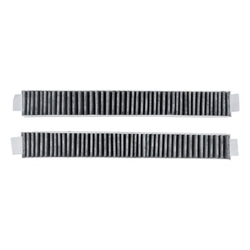 2x Kohlefilter Set kompatibel mit Miele DKF30-P 11662790 355x50mm für Dunstabzugshaube