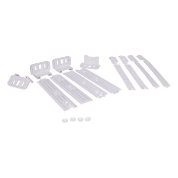 Türmontageset für Schlepptüre kompatibel mit Bauknecht 481231019131 an Kühlgefrierkombination