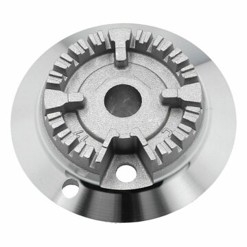 LUTH Premium Profi Parts Brennerkopf 65mmø kompatibel mit Smeg 878010083 Auf Gaskochfeld