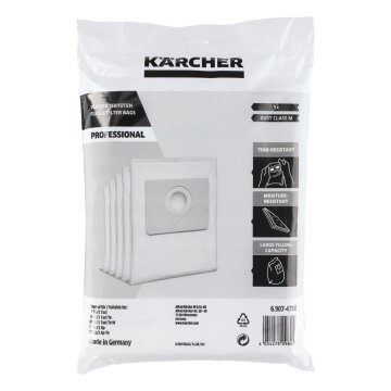 LUTH Premium Profi Parts Filterbeutel Vlies kompatibel mit Kärcher Nt361 6.907-479.0 für Mehrzwecksauger 5stk