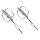 LUTH Premium Profi Parts Schneebesen links+rechts Cp6753/01 kompatibel mit Philips 996510076795 für Handmixer
