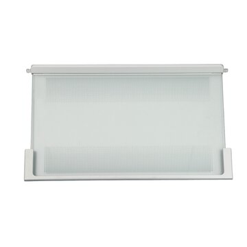 LUTH Premium Profi Parts Glasplatte oben kompatibel mit Liebherr 9293037 535x330mm Mit Leisten für Kühlschrank Kühlgefrierkombination