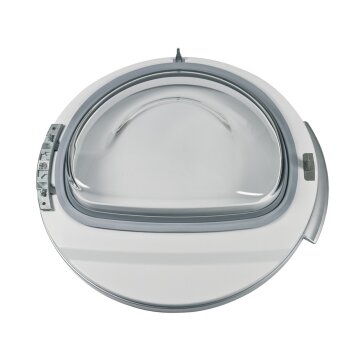 LUTH Premium Profi Parts Türe kompatibel mit Siemens 11012053 Mit Türringen Frontscheibe Türgriff Haken Scharnier für Trockner