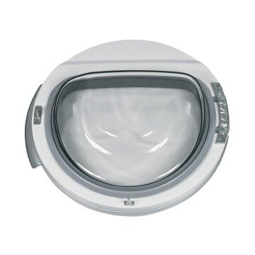 LUTH Premium Profi Parts Türe kompatibel mit Siemens 11012061 Mit Glas Türring Frontscheibe Scharnier Haken für Trockner