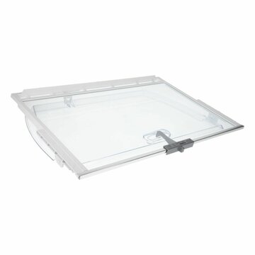 LUTH Premium Profi Parts Glasplatte mit Deckel kompatibel mit Bosch 00791667 für Gemüseschublade Kühlschrank