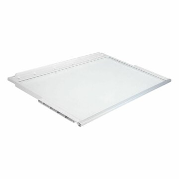 LUTH Premium Profi Parts Glasplatte kompatibel mit Siemens 00743196 473x229mm in Rahmen für Kühlschrank Kühlgefrierkombination