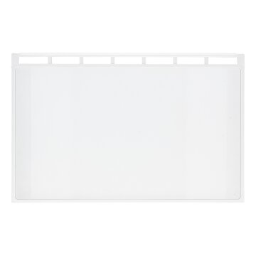 LUTH Premium Profi Parts Glasplatte kompatibel mit Bosch 00447988 470x300mm in Rahmen für Kühlschrank