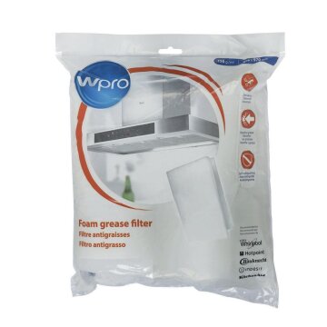 LUTH Premium Profi Parts Fettfiltermatte 970x470mm 150g/M² Universal kompatibel mit Wpro Ugf016