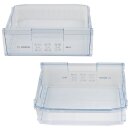 LPPP Schublade Gefrierschublade kompatibel mit Bosch 00660069 für Siemens Neff Constructa Balay Gefrierschrank Gefriergutbehälter 450x155x395mm transparent