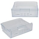 LPPP Schublade Gefrierschublade kompatibel mit Bosch 00660069 für Siemens Neff Constructa Balay Gefrierschrank Gefriergutbehälter 450x155x395mm transparent